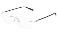 Montura de gafas Montblanc Hombre MB0431O002-SILVER-SILVER-TRANSPARENT53